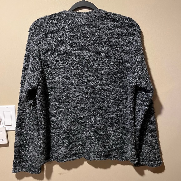 Columbia Ladies M Grey/Blk V-Neck Sweater - Picture 7 of 7